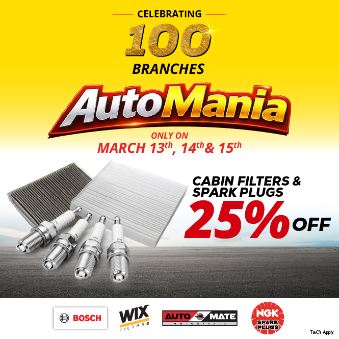 AutoMania Cabin Filters & Spark Plugs_Website